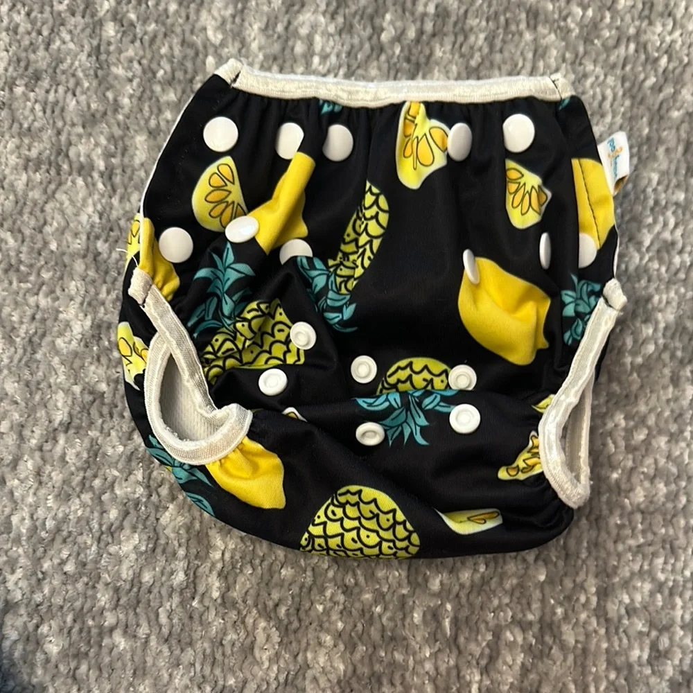 EUC Swim Diaper Set - Blue speedo, Pink aqua leisure and black adjustable 12mo